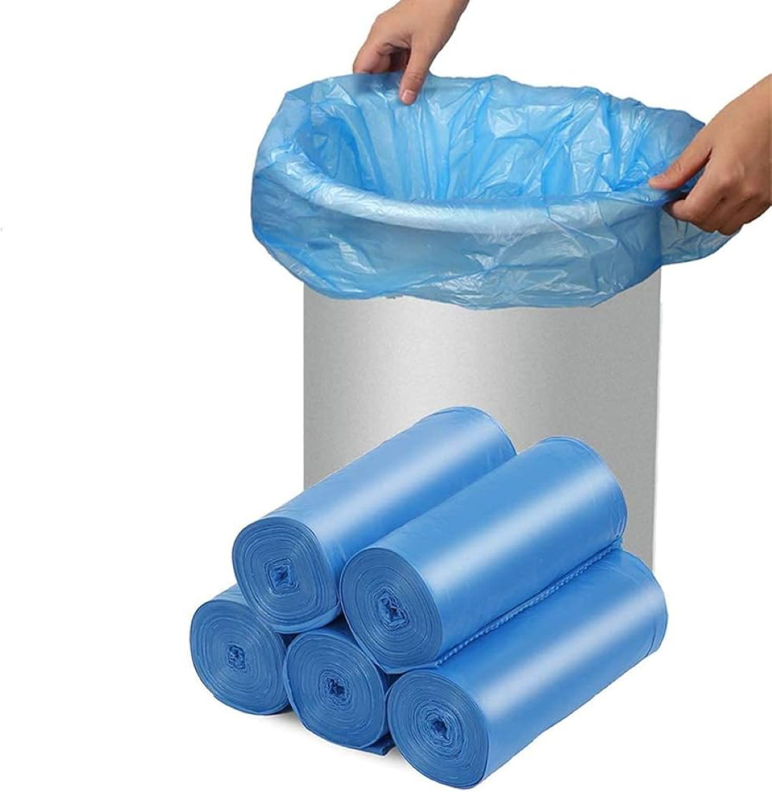 COMPOSTABLE BAGS BLUE W25''XL30''30MIC 15BAGS 